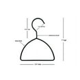 thumbnail image 3 of Nahanco Accessory Hanger, Matte White Metal, 7 X 5.9, 10 Per Carton, 3 of 5