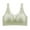 Green, variant on ZZwxWA Women's Full Coverage Gathering Bras Lightweight Thin Padded Comfortable Breathable Underwear No Wire Seamless Bra