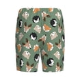 thumbnail image 7 of Daiia Animal Heads Mens Woven Stretch Pajama Short,Short Pajama Pants-Large, 7 of 7