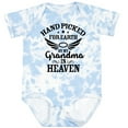 thumbnail image 3 of Inktastic Handpicked for Earth by My Grandma in Heaven Angel Wings Boys or Girls Baby Bodysuit, 3 of 5