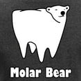 thumbnail image 3 of CafePress - Molar Bear Polar Tooth Bear Long Sleeve T Shirt - Women's Long Sleeve Graphic Tee Casual Fit, 3 of 4