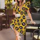 thumbnail image 3 of Easygdp Retro Vinyl Records para Vestido Transpirable de Mujer, Vestido Suelto de Manga Corta con Pliegues y Bolsillos para el Verano, 3 of 6