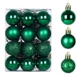 thumbnail image 2 of Qwtwty 24 Pcs Christmas Decor Ornaments Set, Shatterproof Christmas Hanging Baubles for Home Party Wedding Holiday Decor, 2 of 8