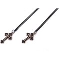 thumbnail image 2 of Queilt Women Glasses Chain Eyeglass Sunglass Mask Chains Cross Black, 2 of 5