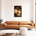 thumbnail image 2 of ZHONGYUTONG Christian Wall Art Jesus and Little Girl Pictures God Painting Canvas Christ Spiritual Poster Prints for Prayer Room Churches Wall Decor Frame (12.00" x 18.00"), 2 of 5