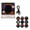 #02-Halloween-C, variant on Christmas Music Box NFC Player with LED Light, 9 Discs Fridge Magnet with Acrylic Artwork for Personalized Holiday Gift