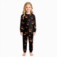 thumbnail image 2 of Futezty Girls Boys Halloween Pajamas Pumpkin Print Pjs Kids Ghost Sleepwear Clothes Sets Cute Graphic Holiday Sleepwear 2T-9T, 2 of 7