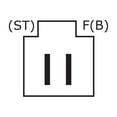 thumbnail image 7 of Voltage Regulator with Harness Compatible with Penntex PX-5 Late Early Style Alternator B-Circuit PX5RD230 PXRD200 PXRD230 PX5TD6-230 PX5TD12-200 PX5TD250 PX7RD250, 7 of 7