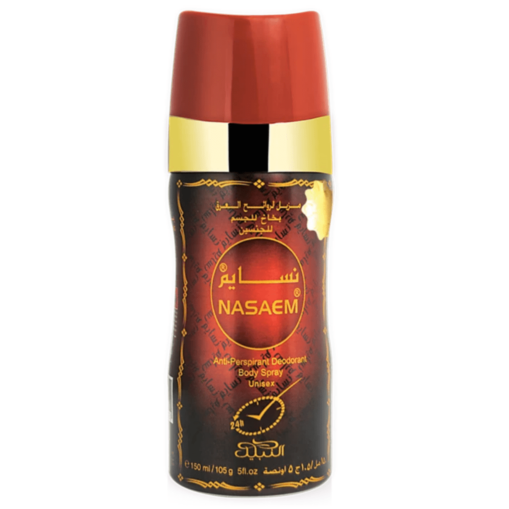 Nabeel Perfumes Nasaem Deodorant Body Spray for Unisex 150ML (5 oz