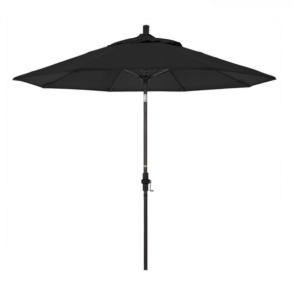 California Umbrella 9' Patio Umbrella in Black