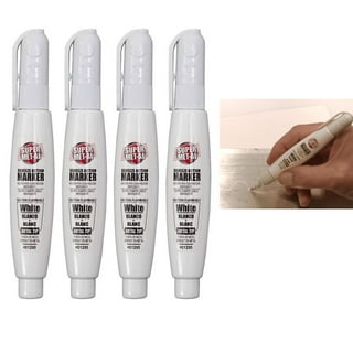 Multipurpose White Markers Paint Pen Carpenter DIY Crafts Marking