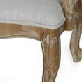 thumbnail image 5 of Biorn French Country Wood and Cane Upholstered Dining Armchair, 5 of 7