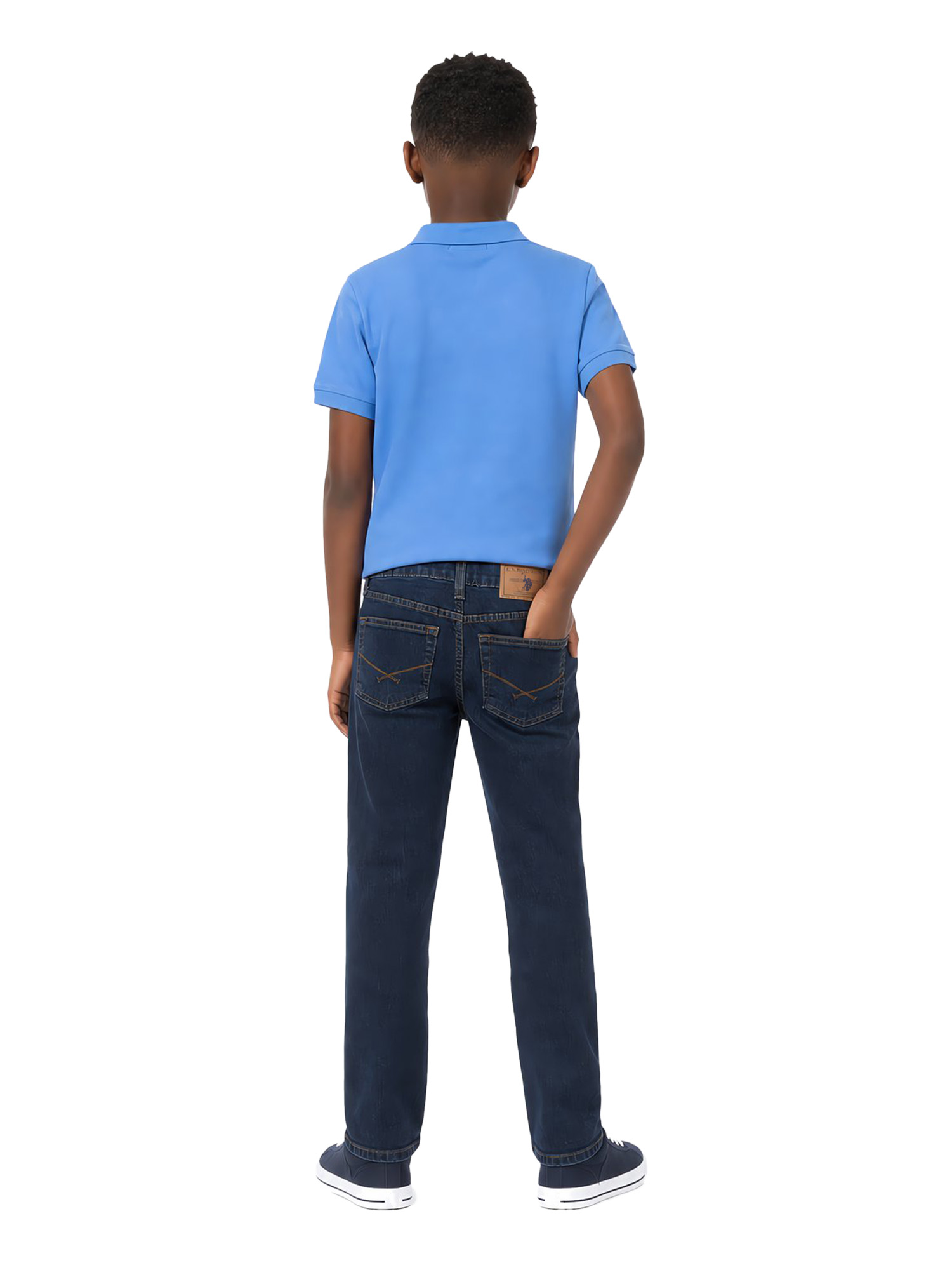 U.S. Polo Assn. Boys Colorblock Polo Shirt photo 3