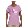 thumbnail image 2 of Faith Jesus Believe Awareness Womens Graphic T-Shirt, Light Pink, 3XL, 2 of 3