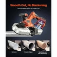 thumbnail image 3 of KFFKFF 20V Cordless Portable Band Saw, 2.56-Inch Cutting Depth, 360W Brushless Motor, Compact Design with Hang Hooks, Adjustable Speed 0-192 m/min, Suitable for Metal and Wood Cutting (Tool Only), 3 of 9