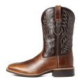 thumbnail image 1 of Men's Faux Leather Embroidered Mid Calf Western Cowboy Work Boots, 1 of 5