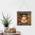 thumbnail image 6 of I Just Want To Work In My Garden And Hang Out With My Chickens Square Hanging Wooden Sign 12x12 Inches Rustic Farmhouse Wall Decor for Bedroom Living Room Kitchen Dinning Room Bathroom, 6 of 8