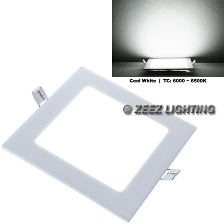Zeez Lighting 25w 11 Od 11 75 Id 10 75 Square Cool White