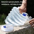 thumbnail image 3 of Outdoor Water Bag Collapsible Storage Drinking Container Portable Survival Backpacking Large Capacity Telescopic Carrier 15L, 3 of 9