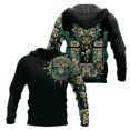 thumbnail image 3 of Sudadera con capucha azteca de México con estampado 3D para hombre, sudaderas de manga larga con patrón de tótem mexicano vintage, sudaderas deportivas de otoño, sudaderas con capucha, 3 of 5