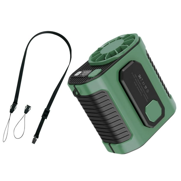 Ventilador portátil Mini ventilador de escritorio ligero ventilador de mano para colgar en el cuello ventilador Personal para ciclismo montar pesca