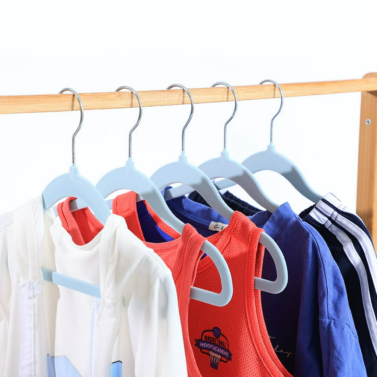 5/30pcs Telescopic Baby Hangers Clothes Organizer Closet Non