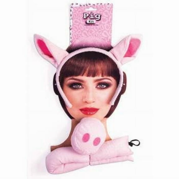 Forum Novelties Pig Costume Accessories Set, with Tail and Ears (2 Piece)