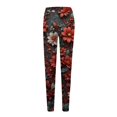thumbnail image 4 of Jxximdong Leggings for Women Ladies' Slim Fit Floral Slimming Printed Bottom Pants Multicolor L Yoga Pants, 4 of 5