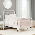 thumbnail image 2 of Hillsdale Furniture Kirkwood Classic Metal Twin Bed with Frame, Soft White, 2 of 16