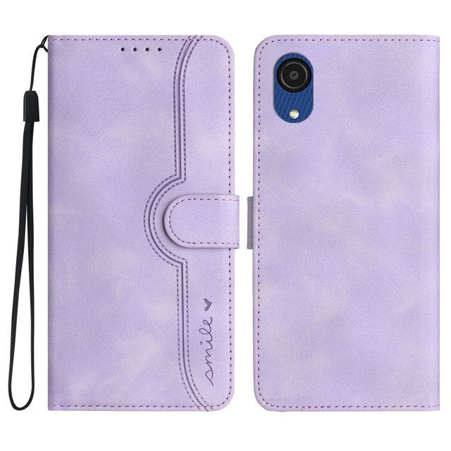 Compatible avec Samsung Galaxy A03 Étui en Cuir PU Premium avec Couverture Magnétique Intégrée