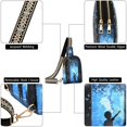thumbnail image 6 of FORMRS Womens Crossbody Sling Bag Travel Daypack Shoulder Chest Backpack, Blue Butterfly, 6 of 7