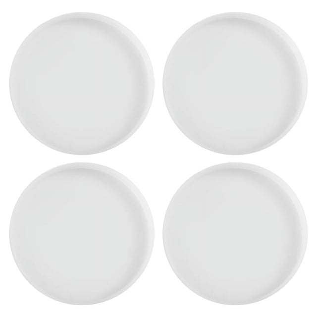 4 Pcs Moule Rond en Résine pour Moulage de Résine, Moules Époxy pour Moulage avec Résine, Béton, Ciment et Argile Polymère
