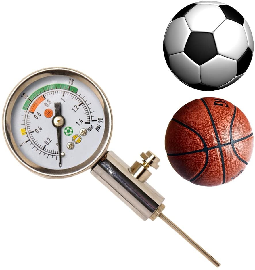Sports & Outdoors Basketball Air Pumps & Accessories Gauge Adjust the Pressure for Football Test