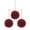 04#Red,Foam, variant on Household Decor Items 6.5x6.5" Red Berry Ball Ornament, Decorative Hanging Ball Christmas Tree Ornaments for Holiday Party Decorations, Set of 3,Bathroom Accessories