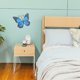 thumbnail image 5 of Decoración de pared de mariposa de Metal, decoración artística de pared para valla al aire libre, colgante para jardín, patio, sala de estar, dormitorio, Patio, balcón, 5 of 5