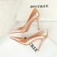 thumbnail image 2 of Zapatos de lujo elegantes de estilo banquete para mujer, tacones finos, boca ultra baja, puntiagudos, altos, para boda, sexys, 2 of 5