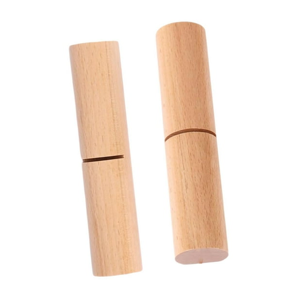 Pinzas para nudos de madera que aprietan los suministros de clips para nudos, fácil manejo, llaveros, pulseras portátiles para cuentas de silicona