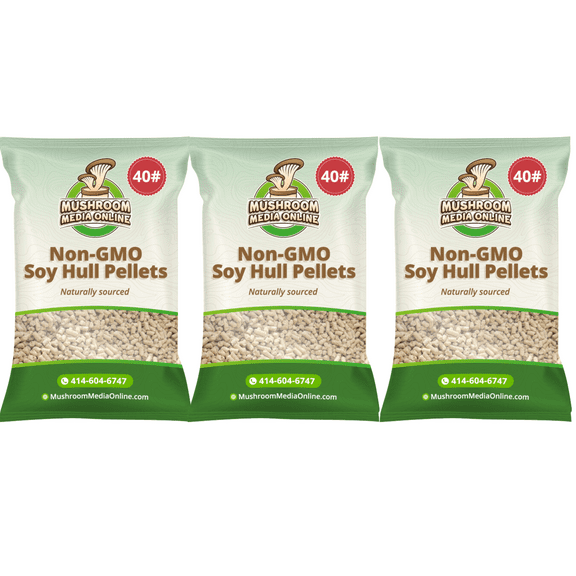 120# 100% Soy Hull Mushroom Pellets -NON-GMO