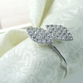 thumbnail image 5 of Windfall 6Pcs Rhinestone Napkin Rings Buckle Holder Hotel Wedding Dinner Banquet Decor, 5 of 7