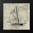 thumbnail image 2 of Allen, Kimberly 15x15 Black Modern Framed Museum Art Print Titled - Sailing On Print 2, 2 of 5