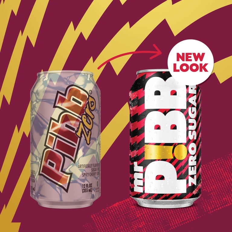Mr. Pibb, Soda Can, 12 fl oz, Cherry Flavor 12 Pack - Walmart.com