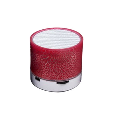 Mistaha Mini Wireless Bluetooth Speaker Colorful Light Small Crack Luminous Sound Column Speaker Subwoofer Portable