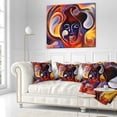 thumbnail image 3 of Designart Waves of Thought - Abstract Throw Pillow - 18x18, 3 of 5