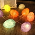 thumbnail image 4 of Easter Clearance! Easter Eggs String Lights Battery Operated 5 FT 10 LED Colorful Easter Egg Fairy String Lights For Easter Spring Party Fireplace Mantels Entrance Tree Home Decoration, 4 of 4