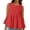 Red, variant on CIENVNSTG Womens Summer Pleated Peplum Tops Casual Sleeveless Tank Tops Flowy Babydoll Shirts Black S