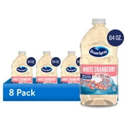 (8 pack) Ocean Spray® White Cranberry Juice Drink, 64 fl oz Bottle
