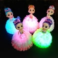 thumbnail image 4 of Teissuly Circling Luminous Confused Doll Colorful Flashing Lights Handmades Dolls Shines Dolls Christmas Gifts, 4 of 7