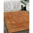 thumbnail image 2 of Ahgly Company Indoor Rectangle Abstract Orange Oriental Area Rugs, 4' x 6', 2 of 6