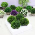 thumbnail image 3 of Gwong Decoración hogareña Flor artificial planta hierba papel pulpa olla bonsai ornamento jardín escritorio decoración Gwong 21040484, 3 of 7