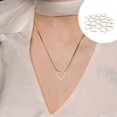 thumbnail image 2 of 20Pcs Decorative Pendants DIY Jewelry Accessories Heart Shaped Necklace Pendants, 2 of 3